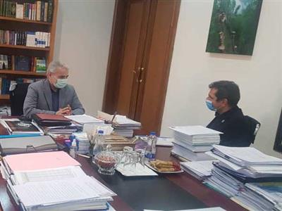 دیدار رئیس پارک علم و فناوری گیلان با دکتر نوبخت؛ پیگیری طرح جامع شهرک علم و فناوری استان گیلان