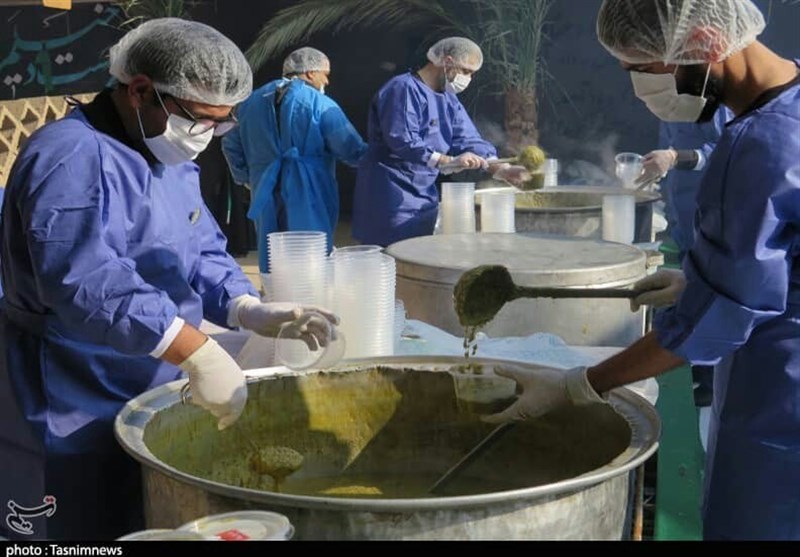 برپایی موکب خدام‌العترة رشت در سالروز شهادت حضرت زهرا(س)