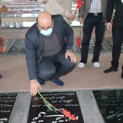 تجدید میثاق مسئولان محیط زیست گیلان با شهدا و مدافعان حرم در گلزار شهدای رشت