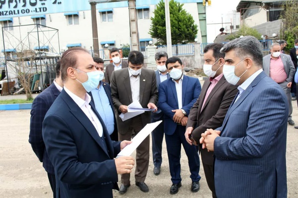 مشکلات واحدهای تولیدی منطقه آزاد انزلی با حضور سیدمهدی نقوی بررسی شد
