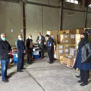 بازدید مدیریت مخابرات منطقه گیلان از انبار تدارکات کالای منطقۀ گیلان