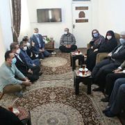 دیدار شهردار با خانواده شهید فتحی و کربلائی اسماعیل گوهری از مداحان پیشکسوت رشت