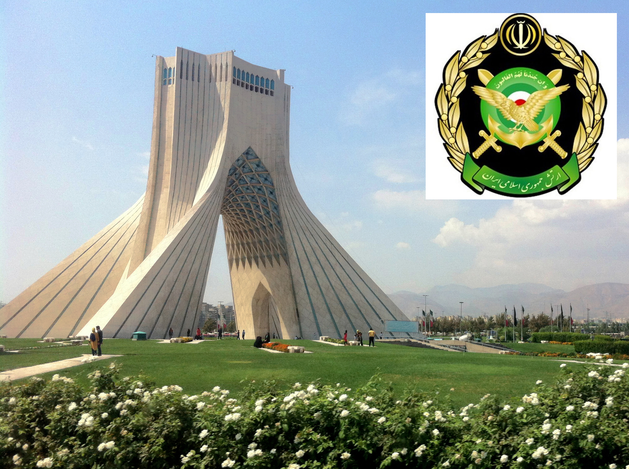 ارتش لحظه  تحویل سال 1400 در میدان آزادی تهران توپ شلیک می‌کند
