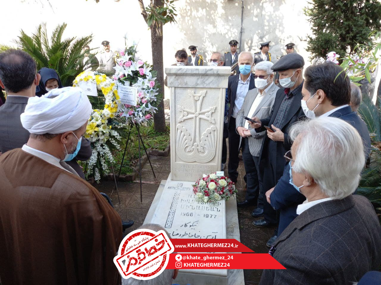 ادای احترام به «آرسن میناسیان» نیکوکار ارمنی در رشت