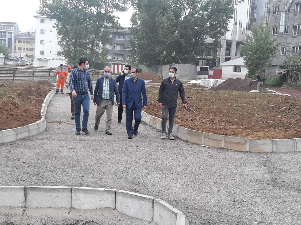 بازدید صبحگاهی شهردار رشت از پارک گیلانه