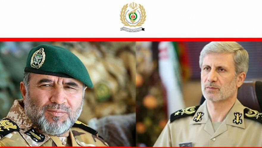 وزیر دفاع اهدای نشان «فتح» را به امیرسرتیپ حیدری تبریک گفت