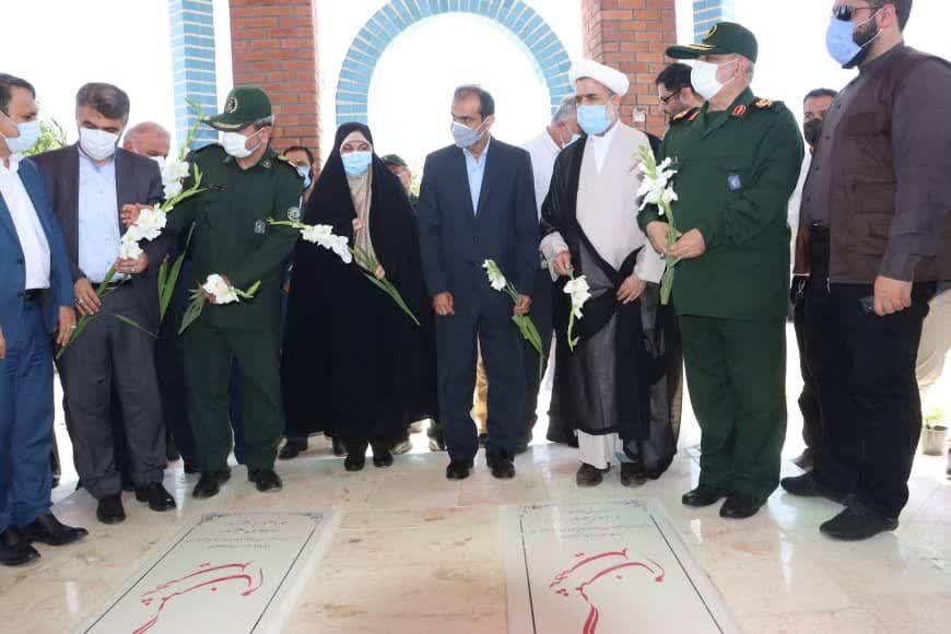 یادمان شهدای گمنام مسکن مهر رشت رونمایی شد