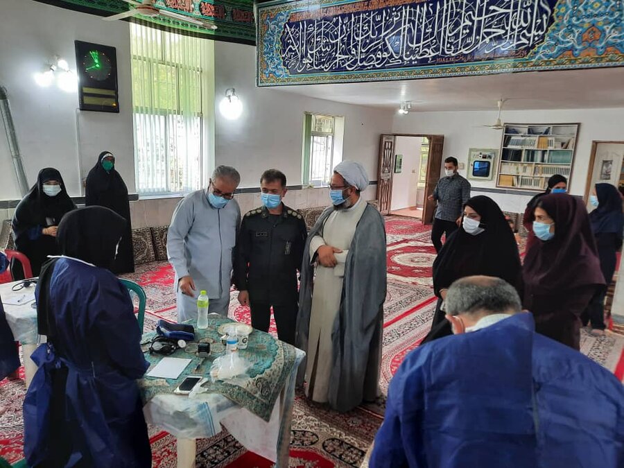 برپایی اردوی جهادی بهزیستی گیلان در روستای البرز شهرستان املش