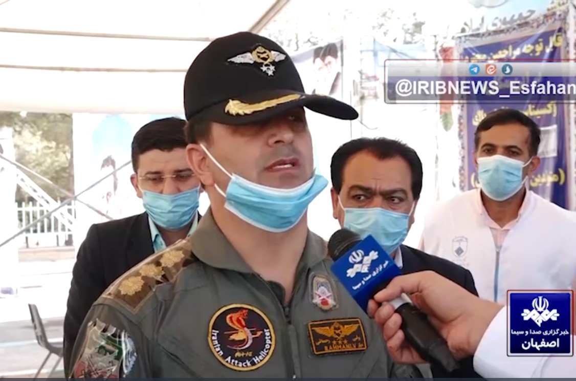 فرمانده دانشکده هوانیروز ارتش خبرداد : ارتش به چرخه واکسیناسیون کرونا وارد شد