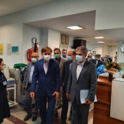 بازدید معاون وزیر راه و شهرسازی و مسوولان استانی و دانشگاهی از بیمارستان شهید حسین پور لنگرود