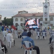 پخش مناظرههای انتخاباتی در پیاده راه فرهنگی شهر رشت