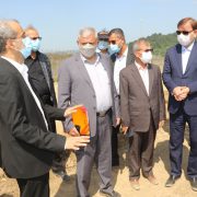 بازدید مسئولان کشوری و استانی از پروژه بهسازی محل دفن زباله لاهیجان