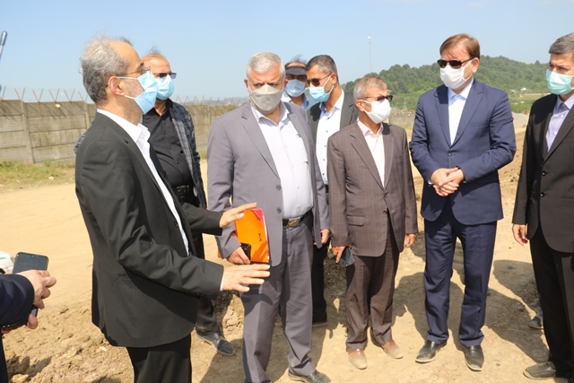 بازدید مسئولان کشوری و استانی از پروژه بهسازی محل دفن زباله لاهیجان