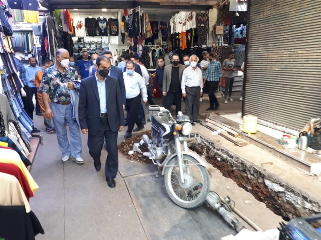 بهره برداری بهسازی بازار بزرگ رشت از مهر ماه سالجاری