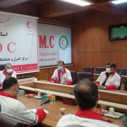 نخستین جلسه قرارگاه عملیاتی کنترل کرونا در جمعیت هلال احمر گیلان برگزار شد