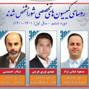 رؤسای کمیسیونهای تخصصی شورای شهر رشت انتخاب شدند