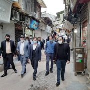 نخستین گام عمرانی شهردار ، بازنگری در پیاده‌راه و بازار بزرگ رشت