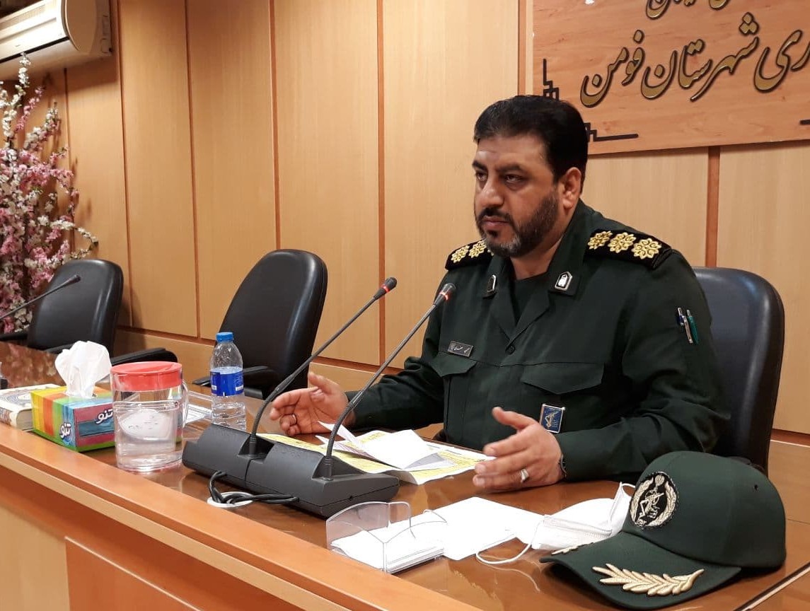 فرمانده سپاه فومن : انقلاب اسلامی متوقف نمی شود