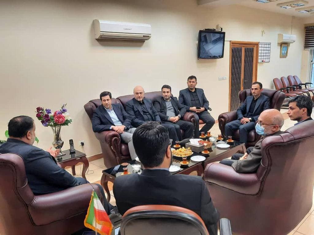 دیدار اعضای شورای اسلامی شهرو شهردار لاهیجان با سرپرست فرمانداری لاهیجان
