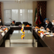 نشست اتاق ایران و روسیه در محل سرای تجاری ایرانیان در آستراخان روسیه برگزار شد