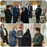 دیدار مدیریت مخابرات منطقه گیلان با خانواده شهدای والامقام درایام الله دهه فجر