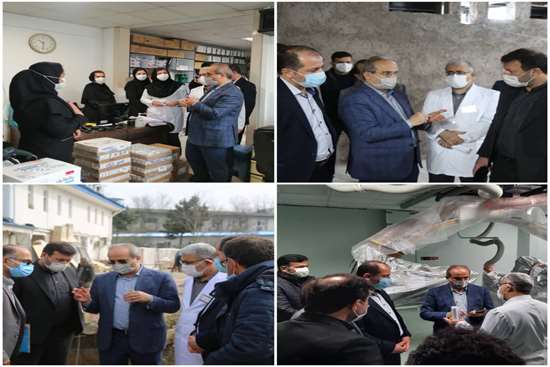 بازدید دکتر سالاری از مرکز آموزشی و درمانی پورسینا