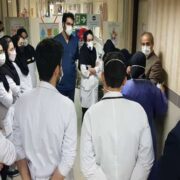 بازدید سرزده رییس دانشگاه علوم پزشکی گیلان از مرکز آموزشی درمانی رازی رشت