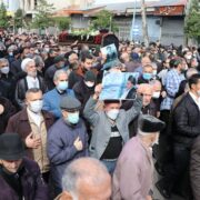 تشییع پیکر آیت الله سیدمجتبی رودباری از علمای برجسته گیلان
