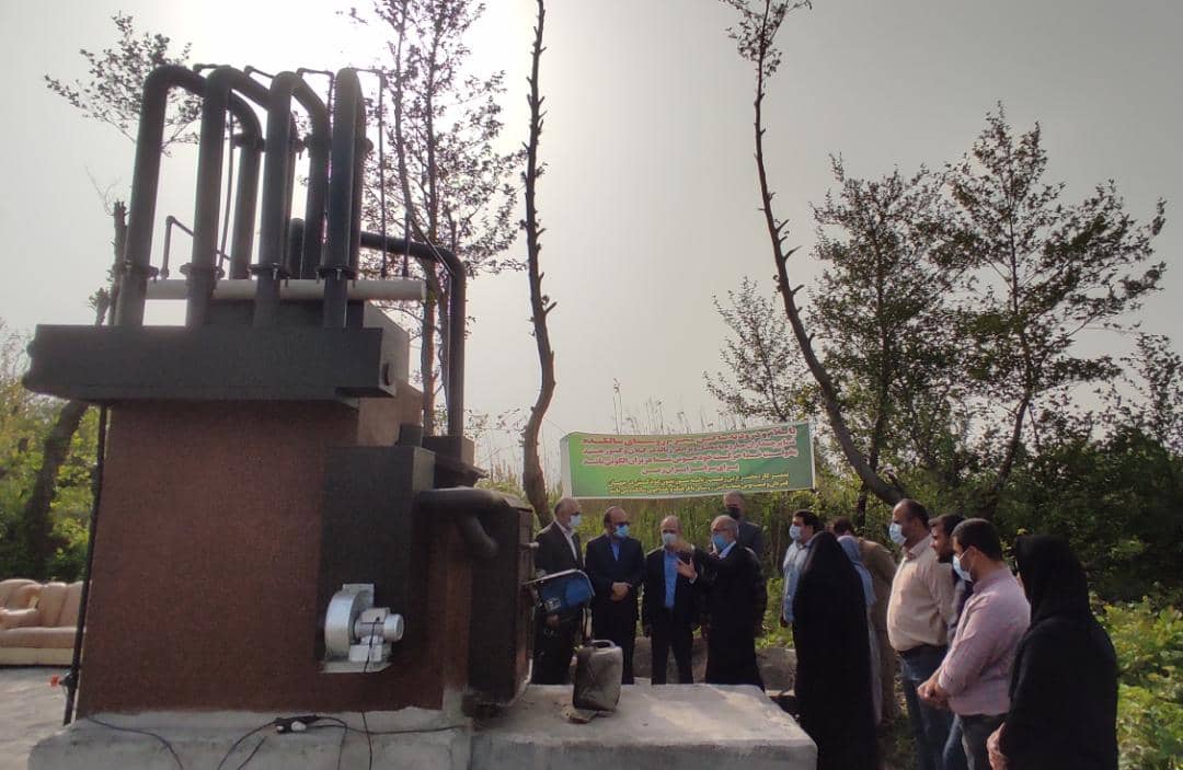 بارگزاری اولین دستگاه زباله سوز بدون دود کوچک مقیاس در روستای سالکده آستانه اشرفیه