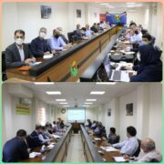 برگزاری جلسه كمیته راهبری پیك سایی و بهینه سازی مصرف با حضور اعضاء