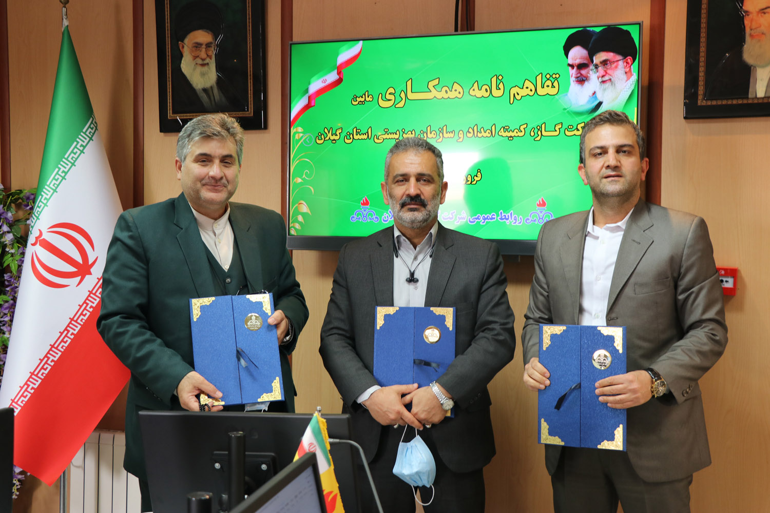 مشارکت شرکت گاز گیلان در پرداخت هزینه های لوله کشی داخلی مددجویان