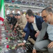 همزمان با نهم اردیبهشت روز ملی شوراها تجدید پیمان اعضا شورای شهر رشت با شهدا