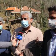 بازدید چهار ساعته استاندار از اردوهای جهادی در روستای ویسرود شهرستان شفت