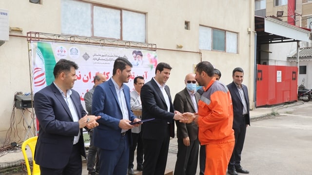 کارگران نمونه شهرداری لاهیجان تجلیل شدند