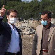 نظارت بر عملیات اجرایی پروژه توسط شهردار رشت و نماینده مجلس