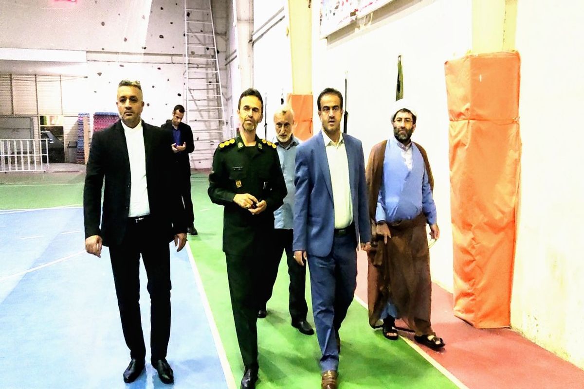 بازدید مدیر کل ورزش و جوانان گیلان از اماکن و پروژه های ورزشی لنگرود