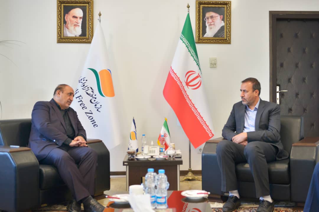 دیدار رییس سازمان بسیج مهندسین عمران و معماری کشور با مدیرعامل منطقه آزاد انزلی