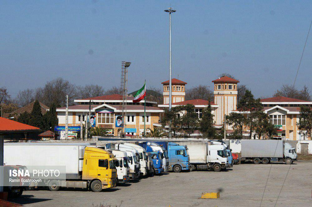 افزایش 363 درصدی ورودی ترانزیت کالا از مرزهای گیلان