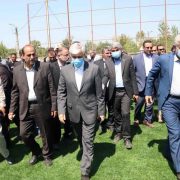 افتتاح چمن مصنوعی جهان پهلوان تختی شفت با حضور وزیر ورزش و جوانان