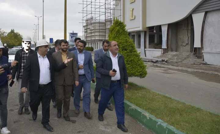 بازدید دبیر شورای‌عالی از مناطق آزاد از پروژه تجاری آرش مال زیبا کنار
