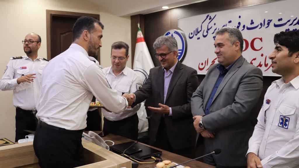 فعالان اورژانس گیلان در اربعین تجلیل شدند