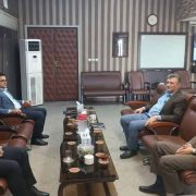 دیدارشهردار احمدسرگوراب شهرستان شفت با مدیر مخابرات منطقه گیلان برای اجرای پروژه فیبر نوری