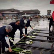 حضور رؤسای دانشگاههای علومپزشکی قطب یک کشور در گلزار شهدای رشت