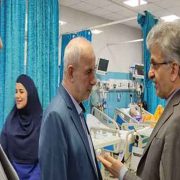 بازدید شبانه رئیس دانشگاه علوم پزشکی گیلان از مرکز آموزشی درمانی پورسینا رشت