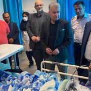 حضور رئیس دانشگاه علوم پزشکی گیلان در بیمارستان امام رضا (ع) شفت