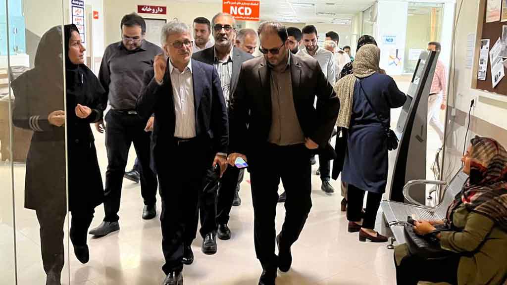 بازدید رئیس دانشگاه علوم پزشکی گیلان از بیمارستان شهدای رضوانشهر