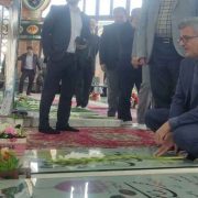 ادای احترام رئیس دانشگاه علوم پزشکی گیلان به مقام شامخ شهدا در رشت