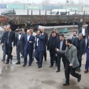 بازدید استاندار گیلان از مجتمع بندری كاسپین و سومین شهرك صنعتی منطقه آزاد انزلی