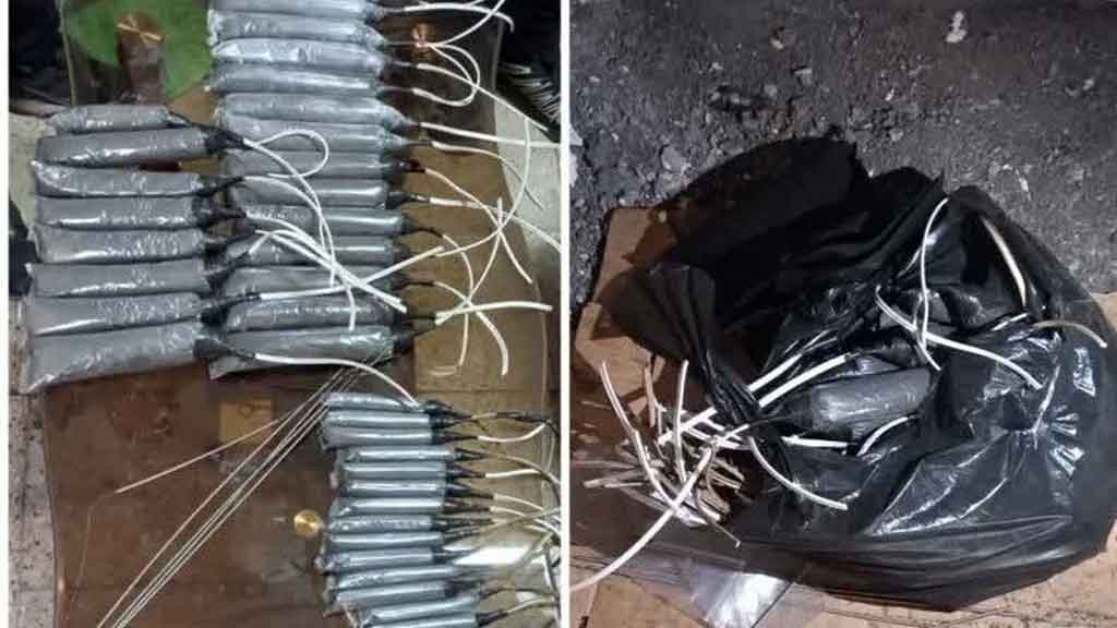 یک محموله بمب دست‌ساز آماده عملیات در گیلان کشف شد