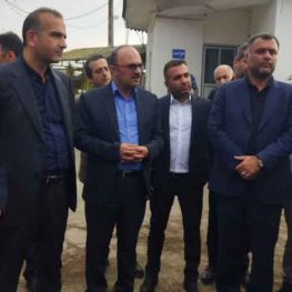 بازدید میدانی فرماندار صومعه سرا، نماینده مجلس و دبیر شورای عالی مناطق آزاد کشور از شهرک صنعتی